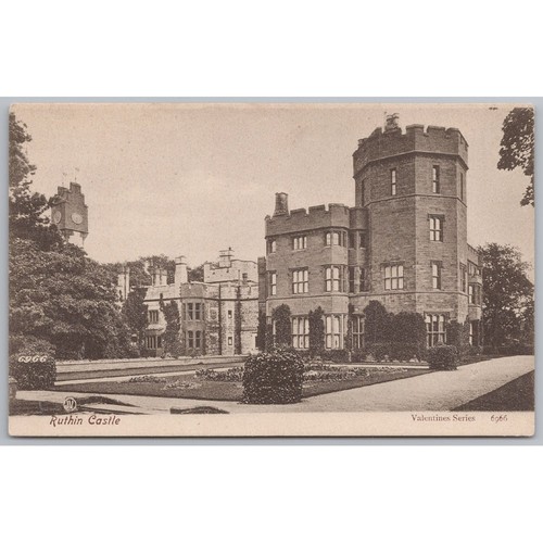 Ruthin castle denbighshire the - castle,