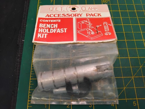 Jet clamp bench holdfast kit - holdfast,