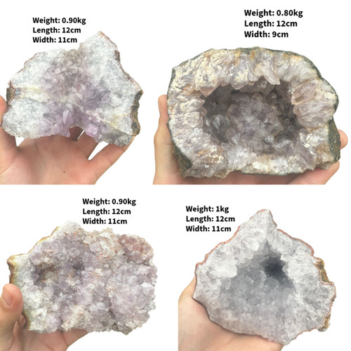 Natural amethyst crystal geode - amethyst,