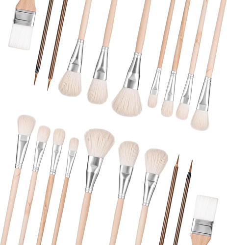 Pcs pottery glaze brushes - pcs,