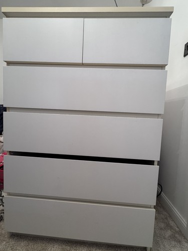 Ikea malm white set chest - ikea, of