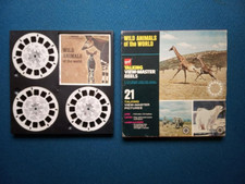 Talking VIEW-MASTER  - Wild Animals of the World   ' 3 Reel Set   1970's