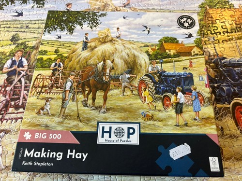 Hop house puzzles making - of,