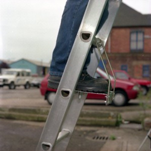 Ladder work platform universal - ladder,