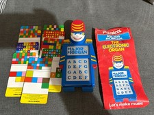 Vintage Playskool Major Morgan Electronic Organ with Cards working 