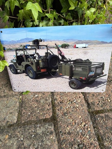 Wileys jeep steel sign - x, 8