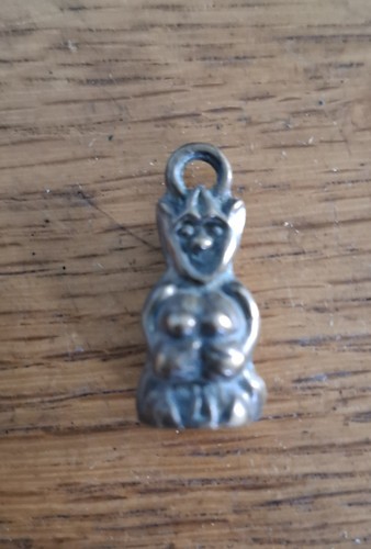 Vintage brass lucky charm - vintage,