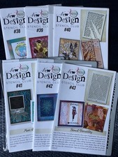 Clarity Art Stencil Collection For Cards/Mixed Media/Journalling - nos 32-43