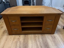 NEXT Cambridge Oak Solid Wood Corner Unit / TV Cabinet Stand