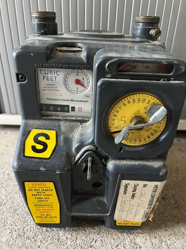 Old coin operated - coin, meter