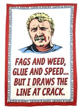 Dave Coaches Motto Stacey Tea Towel, Gavin and Stacey, Barry Island