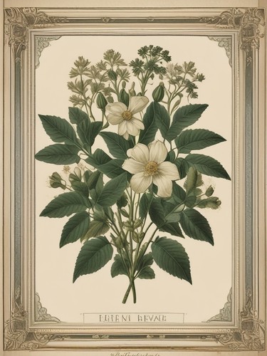 Vintage botanical english - ad,