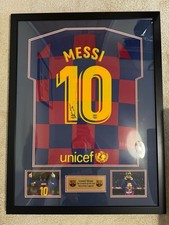 Lionel Messi Signed Framed