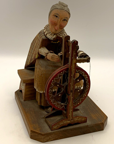 Vintage european hand carved - vintage,
