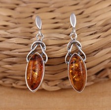 Cognac Baltic Amber 925