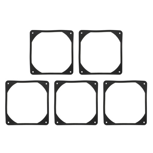 120mm black rubber fan - 5x,