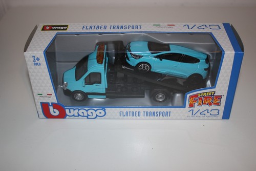 Burago flatbed transporter - burago,
