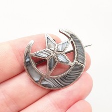 Antique Sterling Silver Star &