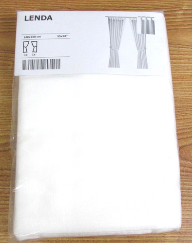 New ikea lenda curtains - new, white