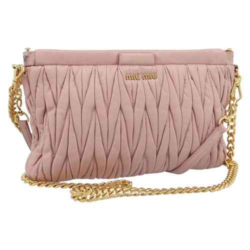 Miu matelasse chain - matelasse,