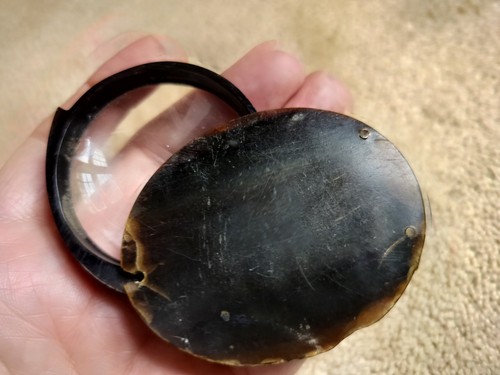 Antique pocket magnifying - pocket,