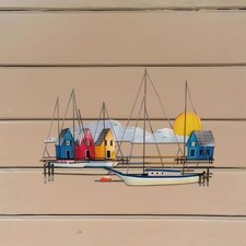 Metal Sailboat Wall Decor