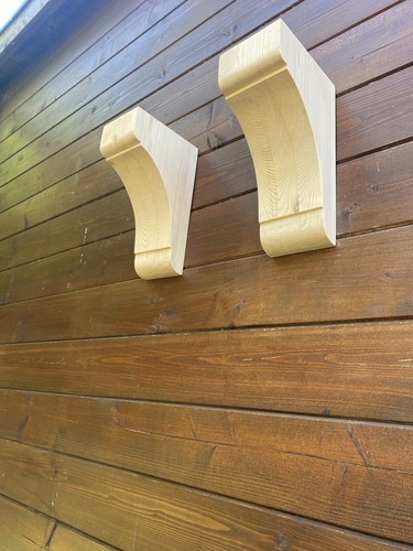 Pair large pinewood - pair, of
