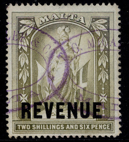 Malta revenue 1899 1901 - malta, qv