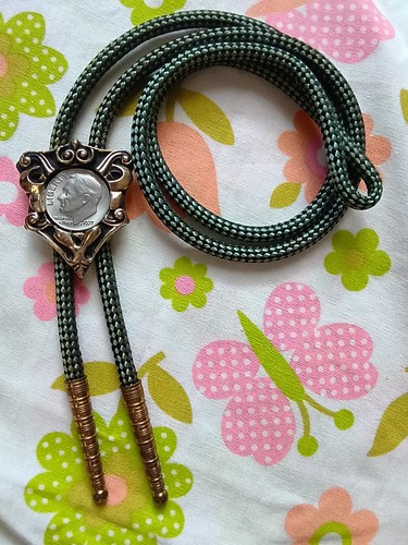 Bolo tie vintage - bolo,