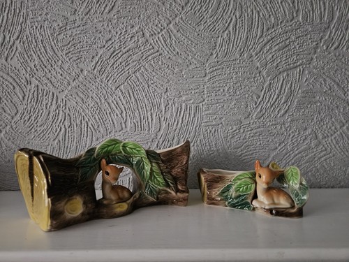Vintage pair hornsea fauna - vintage, of