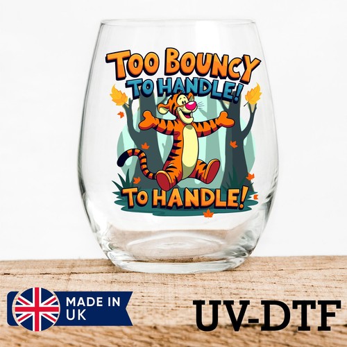 Tigger 8pcs dtf stickers - stickers,