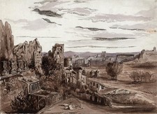 Ruins In Landscape Possibly