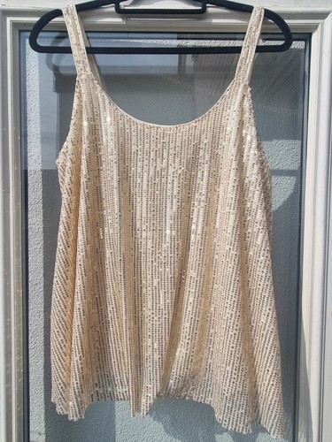 Preloved women sparkly vest - preloved,