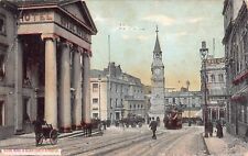 POSTCARD - PLYMOUTH - ROYAL HOTEL & CLOCK TOWER - DEVON - POSTED 1912