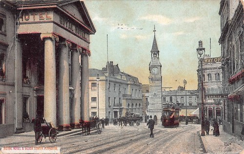 Postcard plymouth royal - postcard,