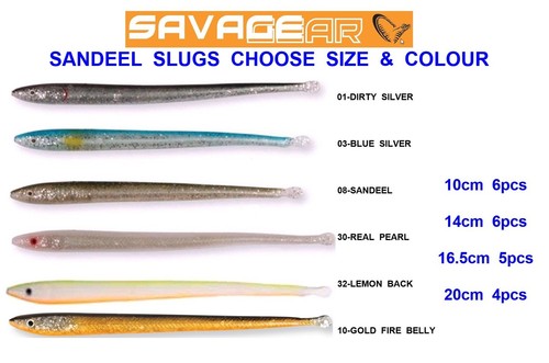 Savage gear sandeel slugs - savage,