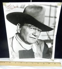 Rare John Wayne Signed