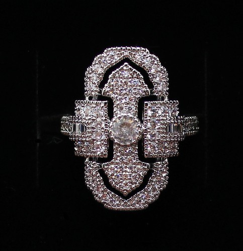 Art deco style ring - ring, 1/2