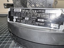 Vintage Wurlitzer Organ Volume