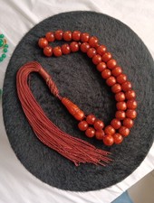 Stardust Amber Bakelite Faturan Prayer Beads