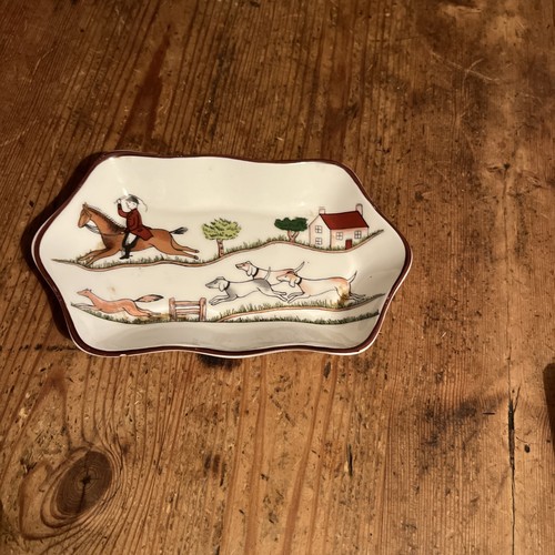 Coalport hunting scene - hunting, /