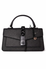 Aldo black structured top - black,