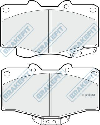 Apec front brake pad - apec, for