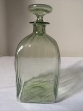 Whitefriars Harry Powell Decanter C1880 Sea Green 8inch