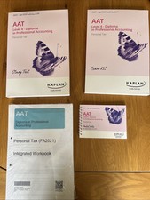 AAT L4 Kaplan FA21 Sept 22 Personal Tax Bundle