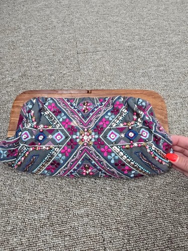 Vintage y2k embroidered beaded - embroidered,