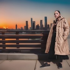 Brave Soul Hooded Parka M