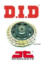 Honda MSX125 Grom (428 Pitch) 13-20 DID 428VX Gold X-Ring Chain & JT Sprockets