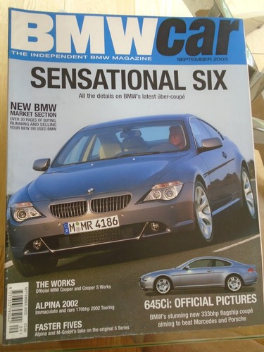 Bmw car sep 2003 cooper - bmw,