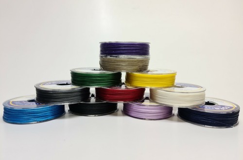 Waxed 1mm and - 1.2mm, polyester